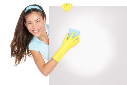 Professional mattress deep cleaning service in progress